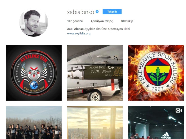 Dünyaca Ünlü Futbolcu Xabi Alonso'nun Hesabını Türkler Hackledi
