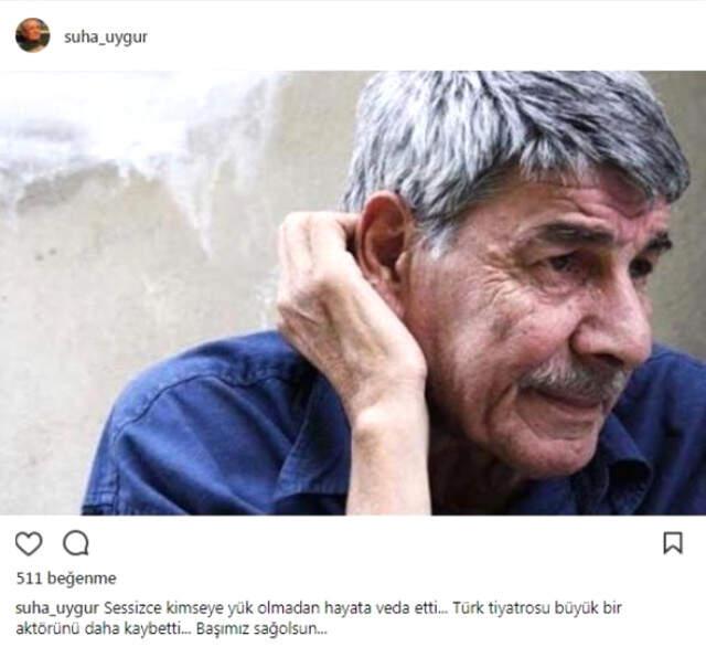 Usta Oyuncu Ercan Yazgan'ın Ölümü, Ünlü İsimleri Yasa Boğdu