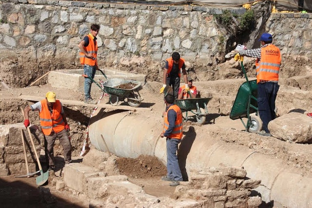 Bodrum'da Hastane Kazısında Genç <a class='keyword-sd' href='/roma/' title='Roma'>Roma</a> Dönemine Ait Yerleşim Yeri Bulundu