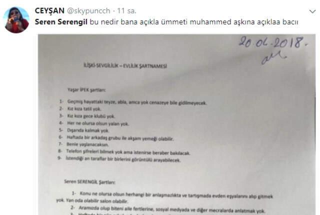 Seren Serengil ile Yaşar İpek Sözleşme İmzalayıp Barıştı! Sosyal Medya Yıkıldı