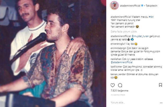 26 Yıl Önceki Fotoğrafını Paylaşan Ata Demirer'i Görenler 