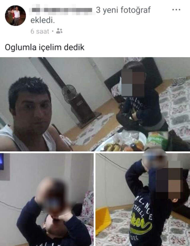 3 Yaşındaki Çocuğa İçki İçirilmesi 3 Yaşındaki Çocuğa İçki İçiren Baba Hakkında İşlem Başlatıldı! Çocuk Devlet Korumasına Alındı