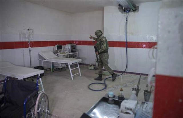 Afrin'de Teröristlerin Tam Teşekküllü Yer Altı Hastanesi Bulundu! İlk Yardım Malzemeleri ABD Malı Çıktı