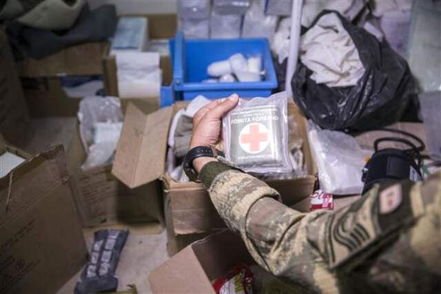Afrin'de Teröristlerin Tam Teşekküllü Yer Altı Hastanesi Bulundu! İlk Yardım Malzemeleri ABD Malı Çıktı