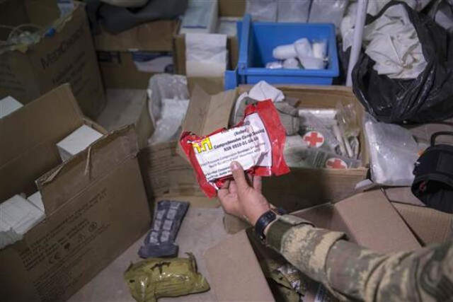Afrin'de Teröristlerin Tam Teşekküllü Yer Altı Hastanesi Bulundu! İlk Yardım Malzemeleri ABD Malı Çıktı