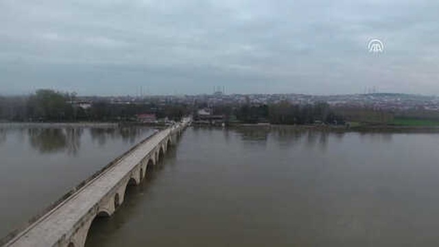 Tunca Nehri Taştı, Kırkpınar Er Meydanı Sular Altında Kaldı