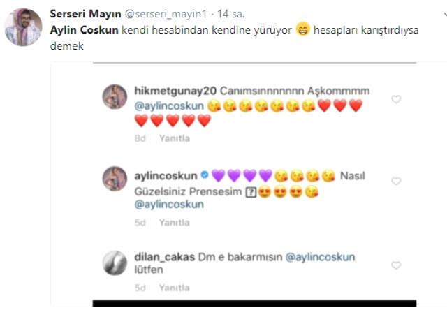 Sahte Hesaptan Kendine Övgüler Dizen Aylin Coşkun, Rezil Oldu