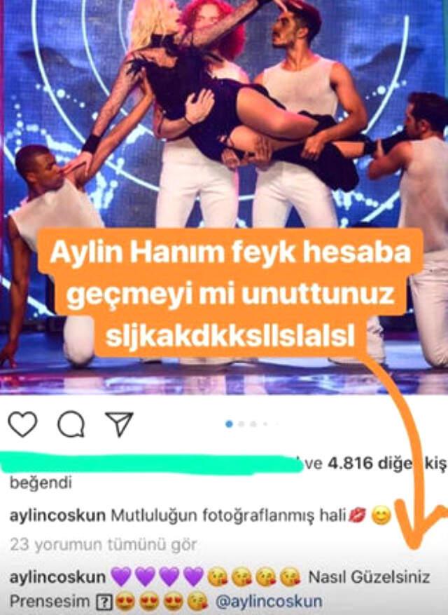 Sahte Hesaptan Kendine Övgüler Dizen Aylin Coşkun, Rezil Oldu