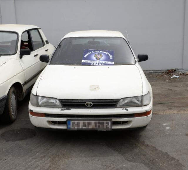 16 Yıl Önce İstanbul'da Çalınan Otomobil Adana'da Bulundu