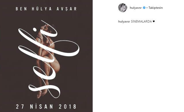 Hülya Avşar, Film Afişi İçin Çıplak Poz Verdi