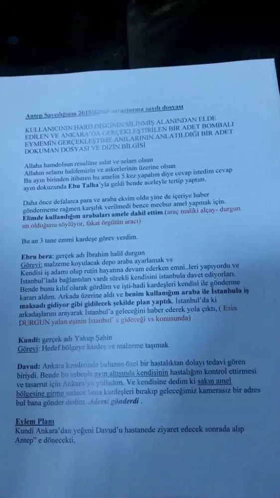 Gar Saldırısını Gerçekleştiren DEAŞ'lı Teröristin Evinde Cephanelik Bulundurduğu Ortaya Çıktı