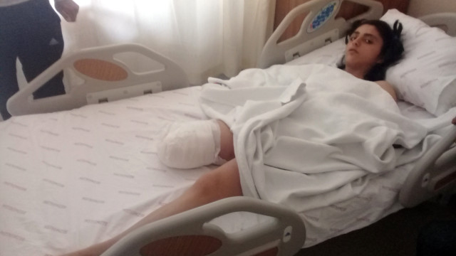Zihinsel Engelli Kızın Sağ Bacağı Koptu, Feci Kaza Kameraya Yansıdı