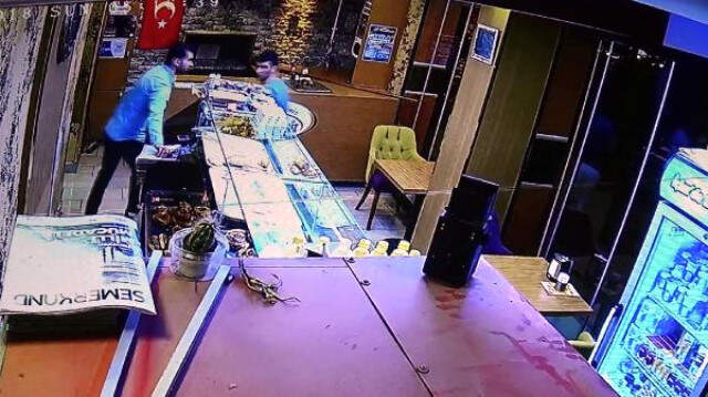 4,9 İle Sallanan Boluluların Deprem Paniği, Anbean Güvenlik Kamerasında