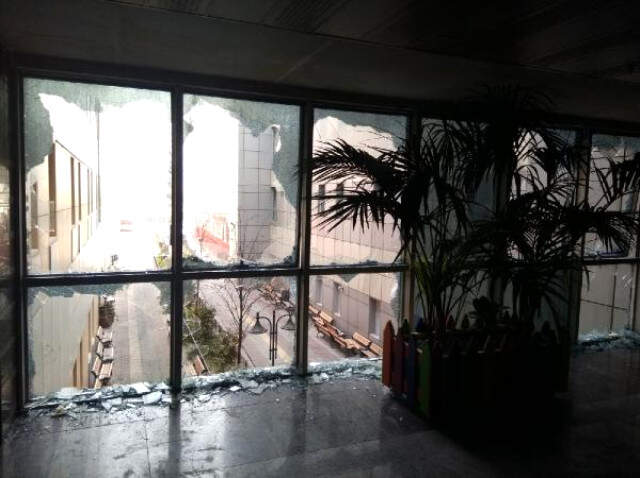 Taksim Eğitim ve Araştırma Hastanesi Yangının Ardından İlk Kez Görüntülendi