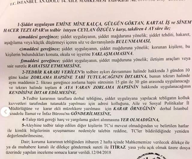 Evden Kaçan Eski Kedicik, Adnan Oktar İçin Uzaklaştırma Kararı Aldırdı