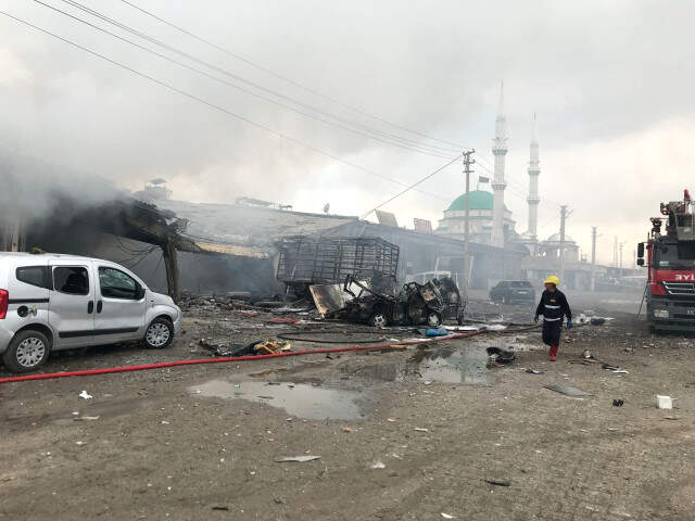 Tüp Satan İş Yerinde Patlama Meydana Geldi, Ortalık Savaş Alanına Döndü: 1 Ölü, 16 Yaralı