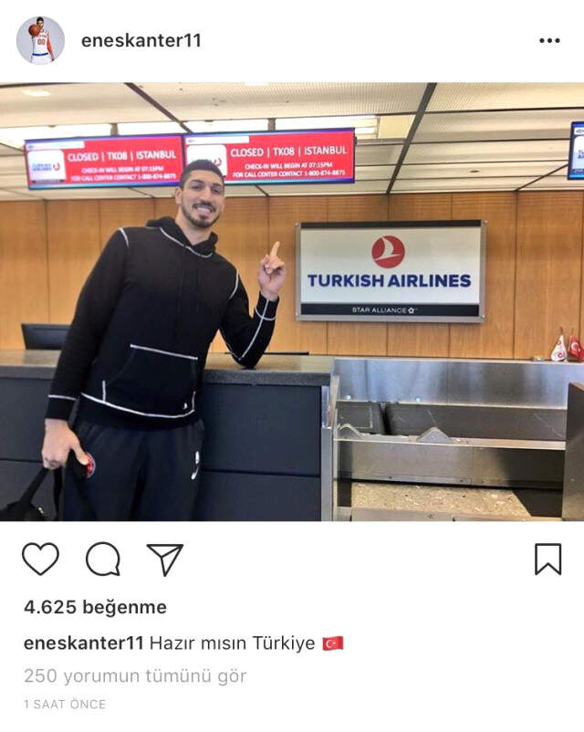 FETÖ'cü Enes Kanter'den 