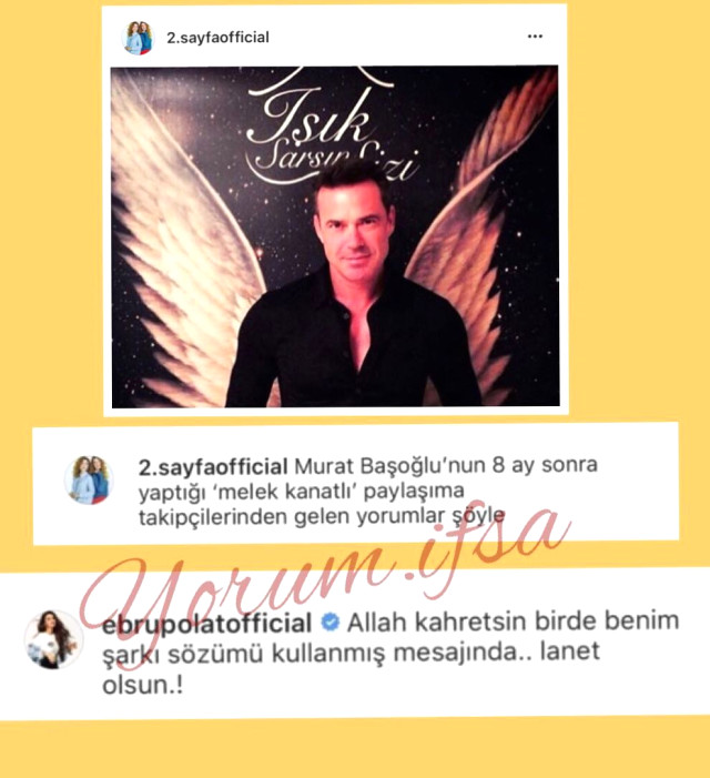 Ebru Polat'tan Kendi Şarkı Sözüyle Paylaşım Yapan Murat Başoğlu'na Ağır Sözler: Allah Kahretsin