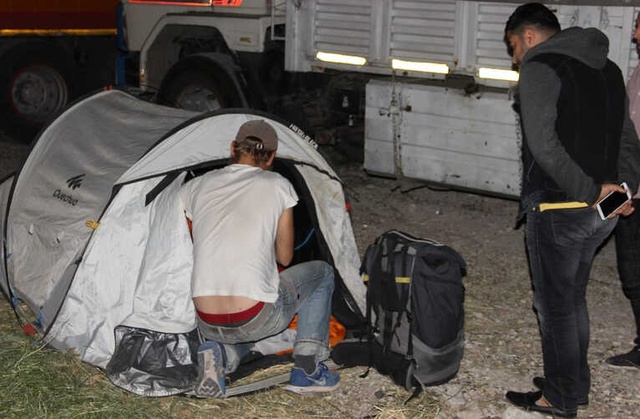 Kentsel Dönüşüm Alanına Çadır Kuran Fransız Turist Şanlıurfa'yı Ayağa Kaldırdı