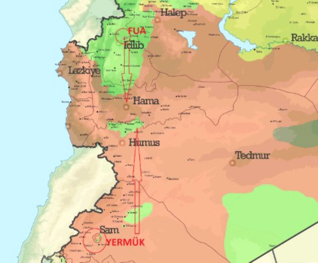 Anlaşma Sağlandı! Yermük'teki Siviller İdlib'e Nakledilecek