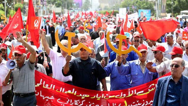 Fotoğraflarla: Dünyada İşçiler 1 Mayıs'ı Nasıl Kutladı?