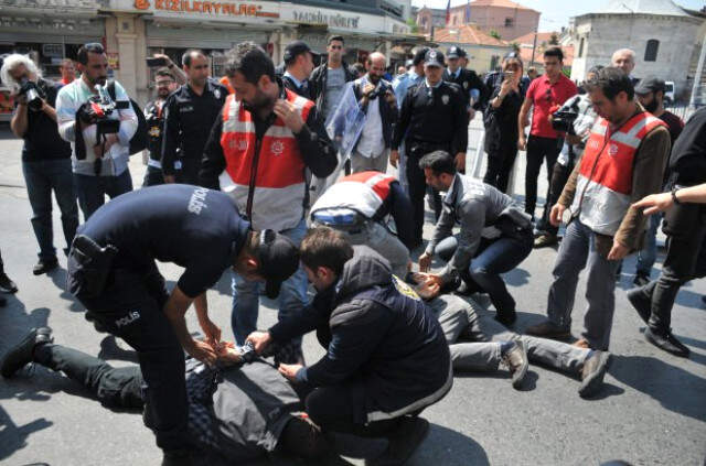 İstanbul'da 1 Mayıs Gerginliği: 84 Gösterici Gözaltına Alındı
