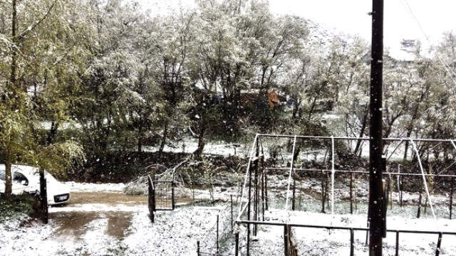 Erzurum'da Mayıs Ayında Kar Yağdı