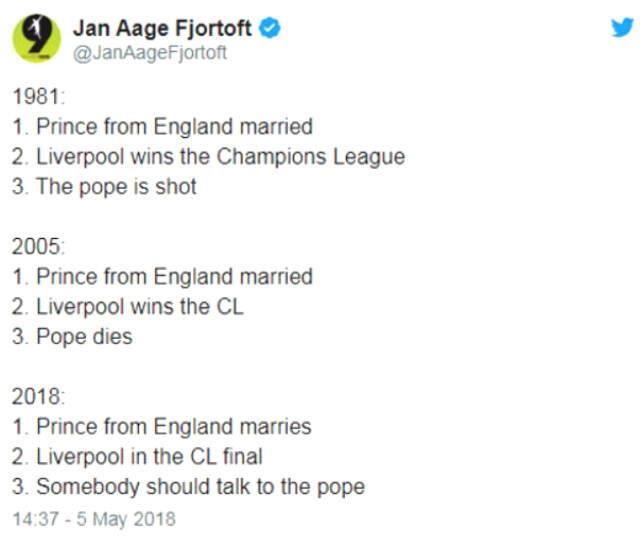 <a class='keyword-sd' href='/papa/' title='Papa'>Papa</a> Francesco'nun Kaderi Liverpool'un Şampiyonlar Ligi Şampiyonluğuna Bağlı