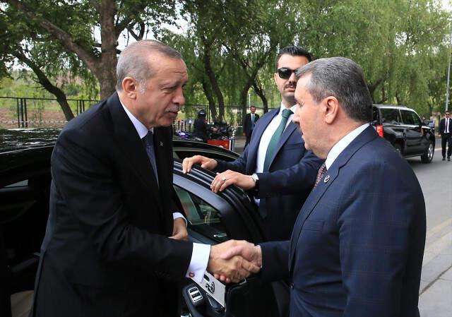 BBP'yi Ziyaret Eden Erdoğan'dan 