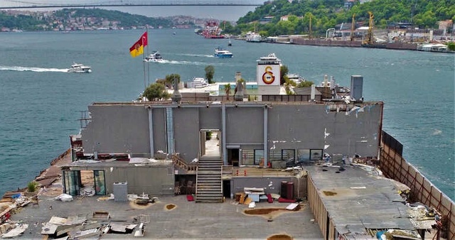 Kaderine Terk Edilen Galatasaray Adası Havadan Görüntülendi