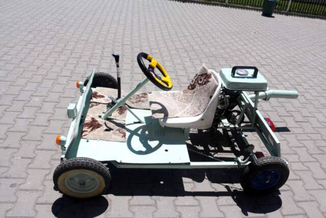 Ortaokul Öğrencisi Atık Malzemelerden Go Kart Aracı Yaptı