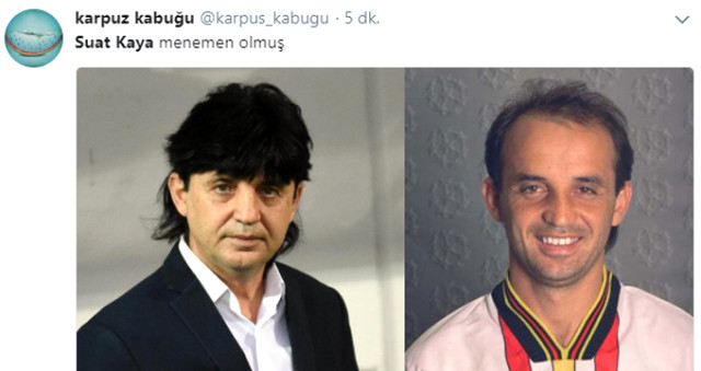 Eski Galatasaraylı Futbolcu Suat Kaya'nın Saçları Sosyal Medyayı Salladı