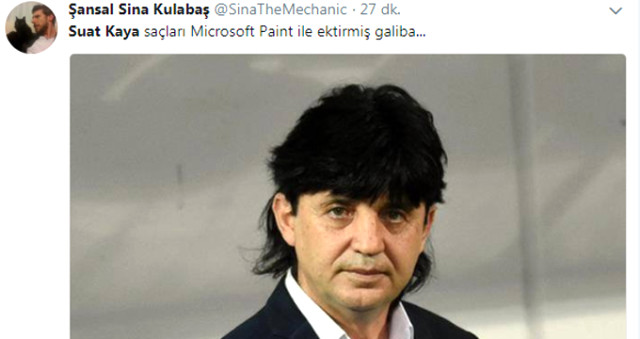 Eski Galatasaraylı Futbolcu Suat Kaya'nın Saçları Sosyal Medyayı Salladı