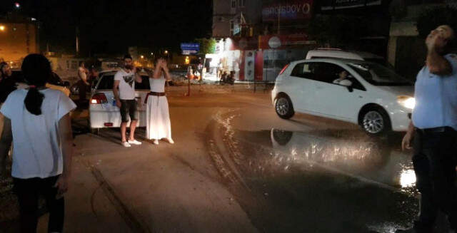 İskenderun'da Bölgesel Yağmur Görenleri Şaşkına Çevirdi!
