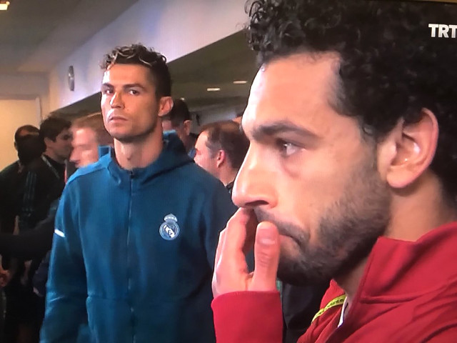 Cristiano Ronaldo'nun Muhammed Salah'a Bakışı Şampiyonlar Ligi Finaline Damga Vurdu