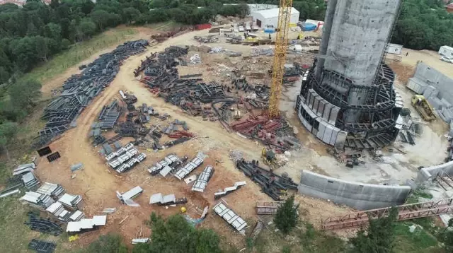 365 Metre Yüksekliğe Ulaşan Çamlıca Kulesi, 300 Metrelik Eyfel Kulesi'ni Geride Bıraktı