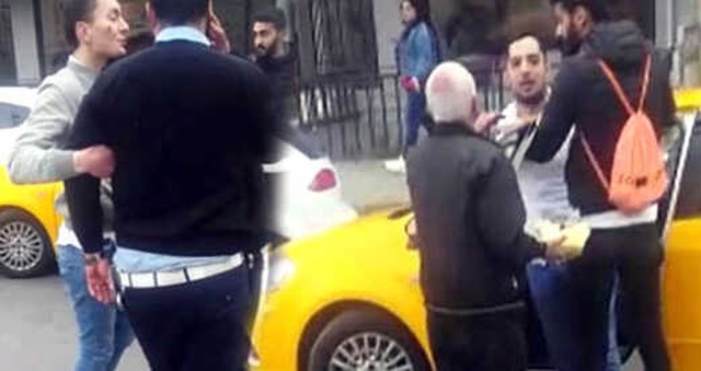 Polis Tarafından Durdurulup Evrakları İstenen Taksi Şoförü Terör Estirdi