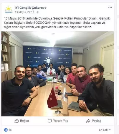 İyi Parti Çukurova Gençlik Kolları Başkanı FETÖ'den Gözaltına Alındı