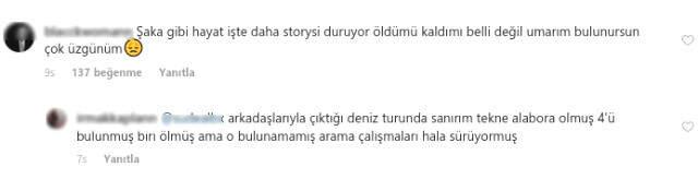 Şile Denizinde Kaybolan Ünlü Şarkıcı Onur Can Özcan'ın Haberi Sevenlerini Yasa Boğdu