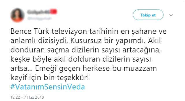 Vatanım Sensin Dizisinin Final Bölümü İzleyicileri Gözyaşlarına Boğdu