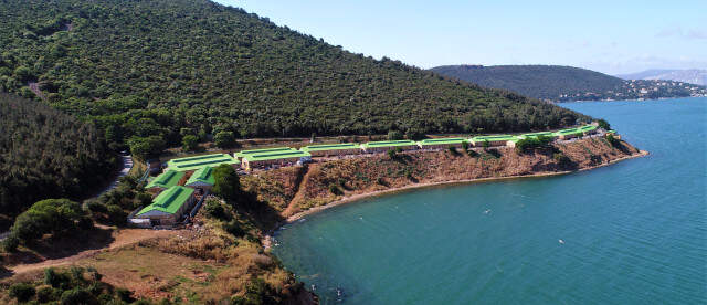 Adalar'daki Fayton Park Havadan Görüntülendi Adalar'da Atlar İçin Yapılan Fayton Park Havadan Görüntülendi