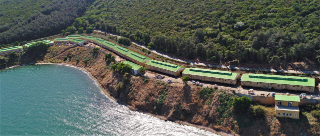 Adalar'daki Fayton Park Havadan Görüntülendi <a class='keyword-sd' href='/adalar/' title='Adalar'>Adalar</a>'da Atlar İçin Yapılan Fayton Park Havadan Görüntülendi