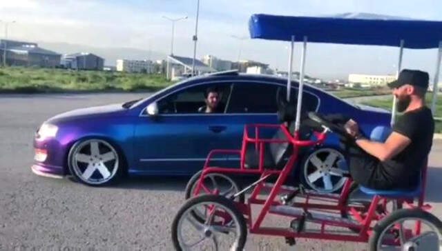 Türkiye'nin Konuştuğu Trafik Magangası, Sadece Bisiklete Binebiliyor Türkiye'nin Konuştuğu Trafik Magangası, Sadece Bisiklete Binebiliyor