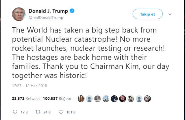 Singapur'daki Görüşmenin Ardından Donald Trump ve Kim Jong-un Beyaz Saray'da Görüşecek Singapur'daki Görüşmenin Ardından Donald Trump ve Kim Jong-un Beyaz Saray'da Görüşecek