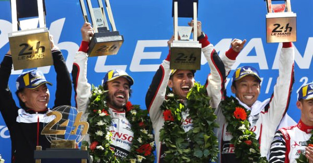 İspanyol Pilot Alonso, Le Mans'da Zafere Ulaştı