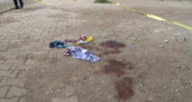 Eşini Sokak Ortasında Defalarca Bıçaklayarak Katleden Cani Koca Aynı Bıçakla Canına Kıydı Eşini Sokak Ortasında Bıçaklayarak Katleden Cani Koca Aynı Bıçakla İntihar Etti