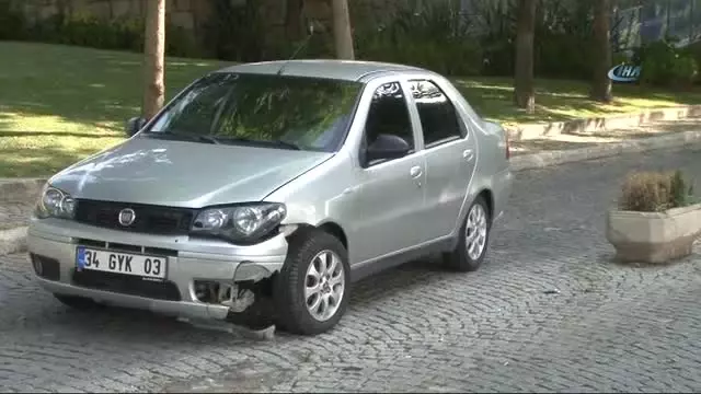 Kaza Sonrası Araç İçerisinde Sızan Sürücüyü Polis Güçlükle Uyandırdı