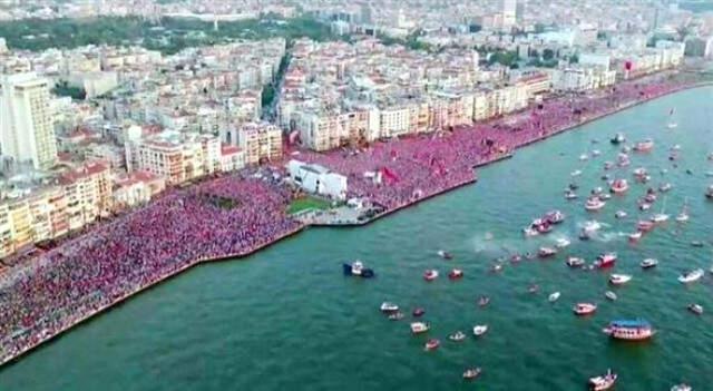 Polis Kayıtlarına Göre Muharrem İnce'nin İzmir Mitingine 2 Milyon 500 Bin Kişi Katıldı