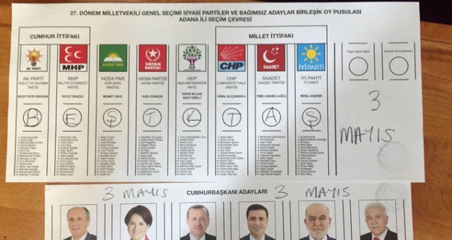 Beşiktaşlı Taraftar, Seçimde TFF'nin Verdiği Kararı Protesto Etti