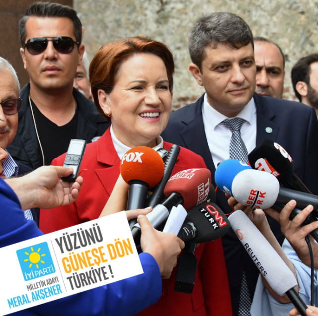 İYİ Parti'nin Cumhurbaşkanı Adayı Meral Akşener, Oyunu Kullandı